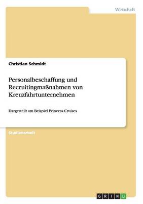 Book cover for Personalbeschaffung und Recruitingmassnahmen von Kreuzfahrtunternehmen