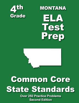Book cover for Montana 4th Grade ELA Test Prep