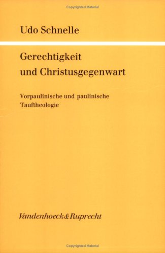 Book cover for Gerechtigkeit Und Christusgegenwart