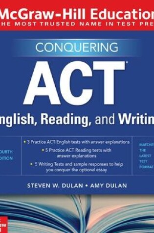 Cover of McGraw-Hill Education Conquering ACT English, Reading, and Writing, Fourth Edition