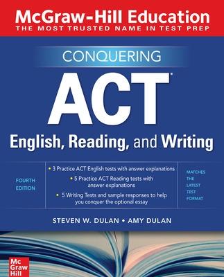 Book cover for McGraw-Hill Education Conquering ACT English, Reading, and Writing, Fourth Edition