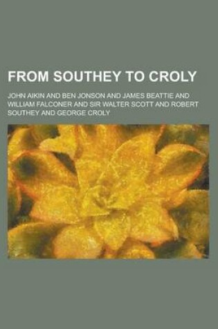 Cover of From Southey to Croly