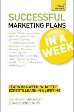 Cover of Marketing Plans In A Week