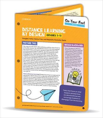 Book cover for On-Your-Feet Guide: Distance Learning by Design, Grades 3-12
