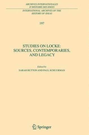 Cover of Studies on Locke