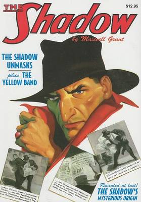 Book cover for The Shadow Unmasks and the Yellow Band