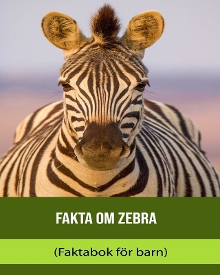Book cover for Fakta om Zebra (Faktabok för barn)