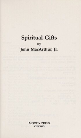 Cover of Spiritual Gifts