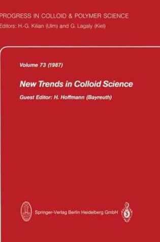 Cover of New Trends in Colloid Science