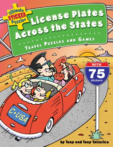 Book cover for Ultimate Sticker Puzzles: License Plates Across the States