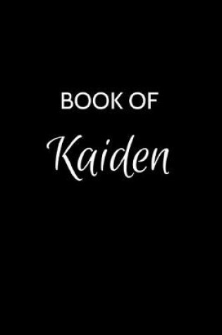 Cover of Book of Kaiden