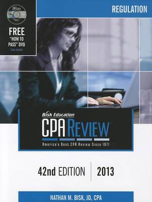 Book cover for Bisk CPA Review: Regulation