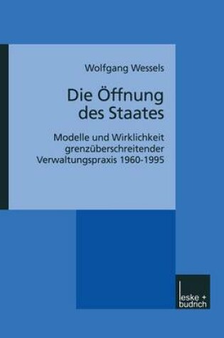 Cover of Die OEffnung des Staates