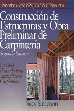 Cover of Carpinteria en Obra Negra y Estructura