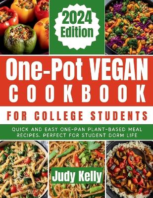 Book cover for One-Pot Vegan Cookbook for College Students