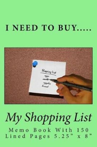 Cover of My Shopping List Memo Book