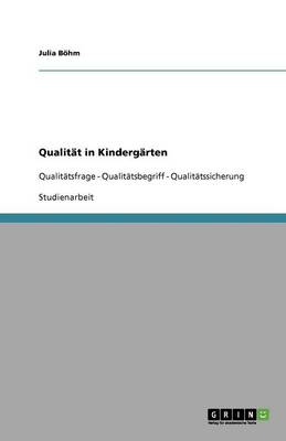 Book cover for Qualitat in Kindergarten