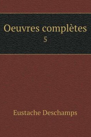 Cover of Oeuvres complètes 5