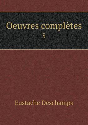 Book cover for Oeuvres complètes 5