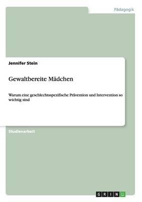 Book cover for Gewaltbereite Madchen