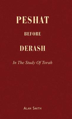 Book cover for Peshat Before Derash