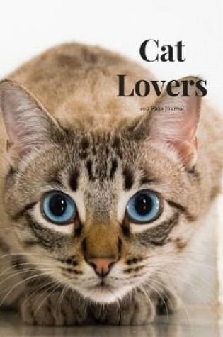 Cover of Cat Lovers 100 page Journal