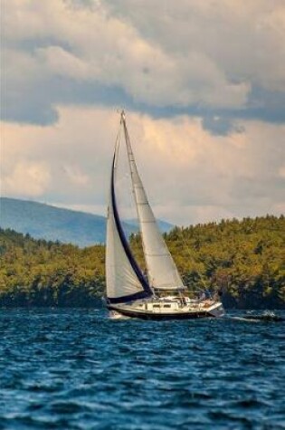 Cover of 2020 Weekly Planner Sailboat Lake Blue Water Mountains 134 Pages