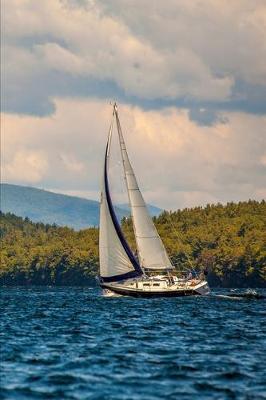 Book cover for 2020 Weekly Planner Sailboat Lake Blue Water Mountains 134 Pages