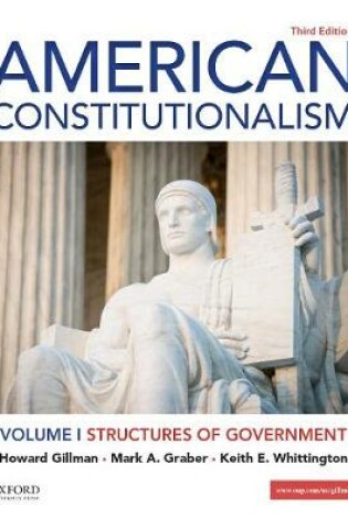 Cover of American Constitutionalism Volume I