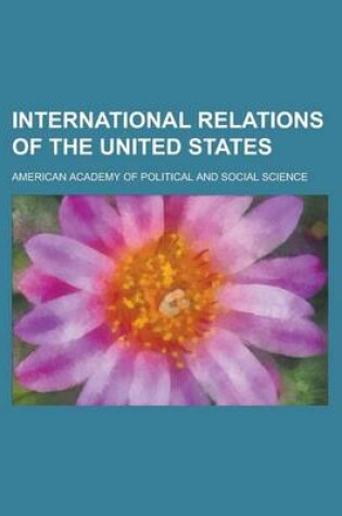 Cover of International Relations of the United States