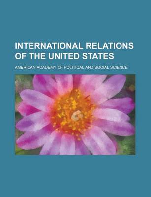 Book cover for International Relations of the United States