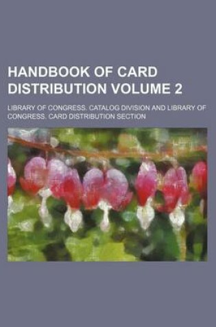 Cover of Handbook of Card Distribution Volume 2