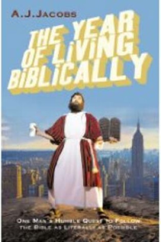 Cover of The Year of Living Biblically [Large Print]