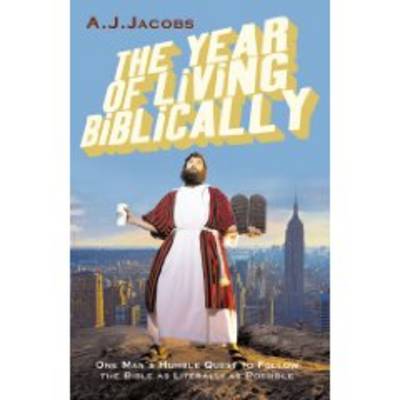 Book cover for The Year of Living Biblically [Large Print]