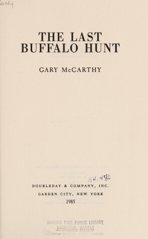 Book cover for The Last Buffalo Hunt