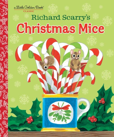 Book cover for Richard Scarry's Christmas Mice