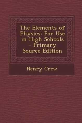 Cover of The Elements of Physics