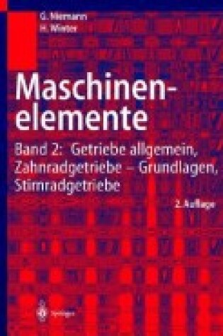 Cover of Maschinenelemente: Vol 1