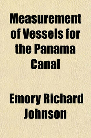 Cover of Measurement of Vessels for the Panama Canal