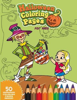 Book cover for Halloween Coloring Pages For Kids