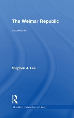 Cover of The Weimar Republic