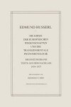 Book cover for Die Krisis Der Europaischen Wissenschaften Und Die Transzendentale Phanomenologie