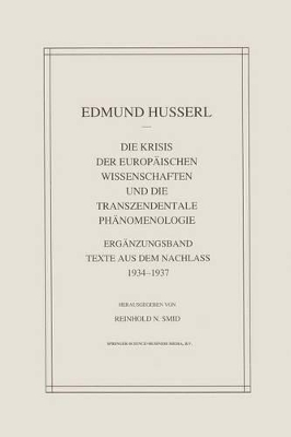 Book cover for Die Krisis Der Europaischen Wissenschaften Und Die Transzendentale Phanomenologie