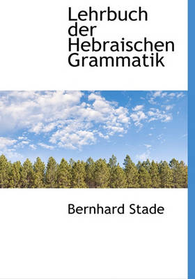 Book cover for Lehrbuch Der Hebraischen Grammatik