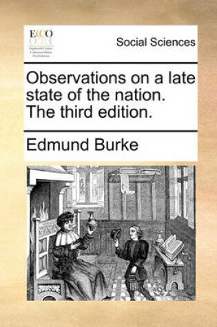 Cover of Observations on a Late State of the Nation. the Third Edition.