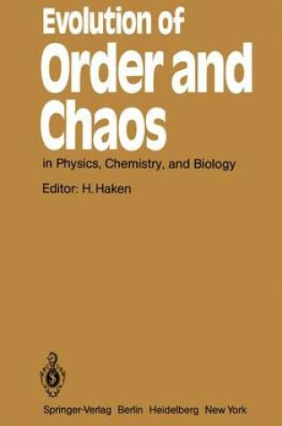 Cover of Evolution of Order and Chaos