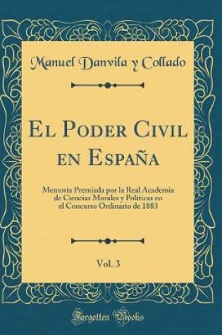 Cover of El Poder Civil En Espana, Vol. 3