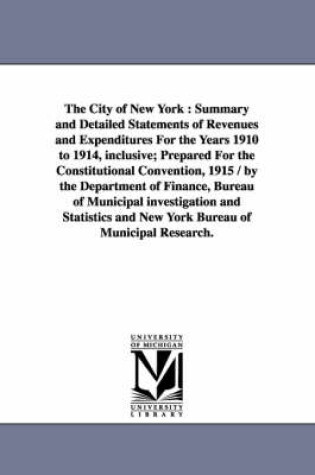 Cover of The City of New York