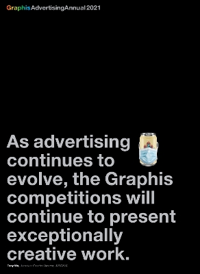 Book cover for Graphis Advertising Annual 2021