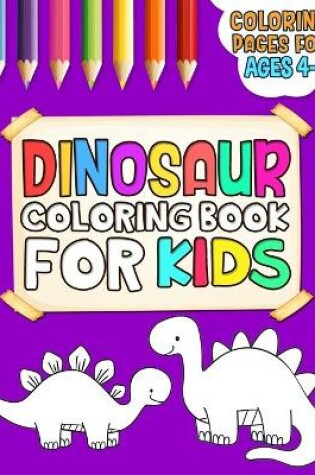 Cover of Dinosaur coloring book for kids